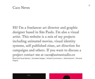 Caconeves.net(Caco Neves) Screenshot