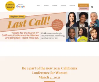 Caconferenceforwomen.org(California Conference for Women) Screenshot