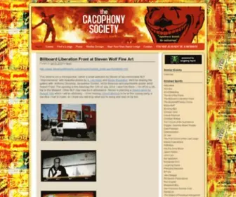 Cacophony.org(Blog) Screenshot