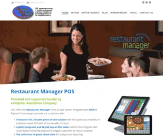 CacPos.com(Computer Assistance Company Restaurant Manager Pos) Screenshot