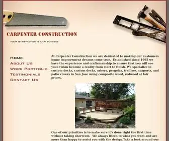 Cacraftsmen.com(CARPENTER CONSTRUCTION) Screenshot