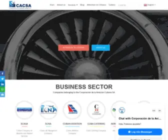 Cacsa.com.cu(Aviacion) Screenshot