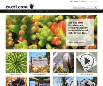 Cacti.com(Serra Gardens) Screenshot