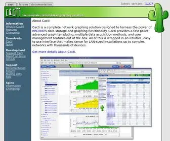 Cacti.net(Cacti®) Screenshot
