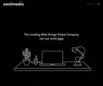 Cactimedia.ae(Web Design Dubai) Screenshot