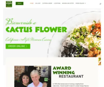 Cactusflowercafe.net(Cactus Flower Restaurants) Screenshot