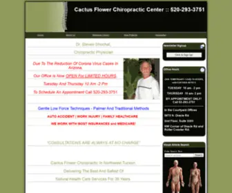 Cactusflowerwc.com(Cactus Flower Chiropractic Center for Spine and Pain Related Problems) Screenshot