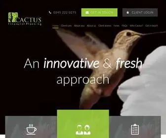 Cactusfp.co.uk(Independent Financial Advice in Cheltenham and the South West) Screenshot