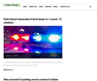 Cactushugs.com(Palm Springs News and Entertainment) Screenshot