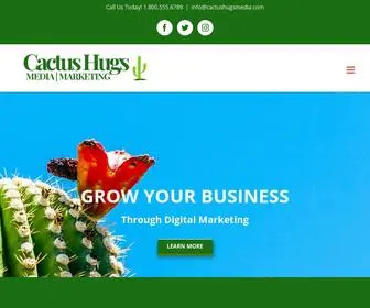 Cactushugsmedia.com(Digital Marketing and Design) Screenshot