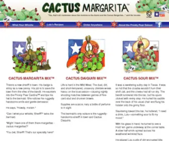 Cactusmargaritas.com(Cactus Margarita) Screenshot