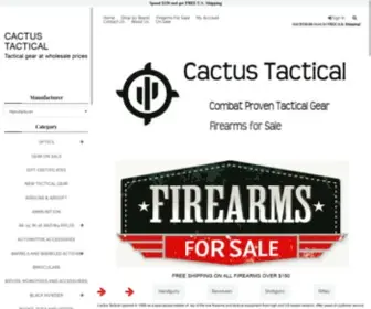 Cactustactical.com(Shop Cactus Tactical) Screenshot