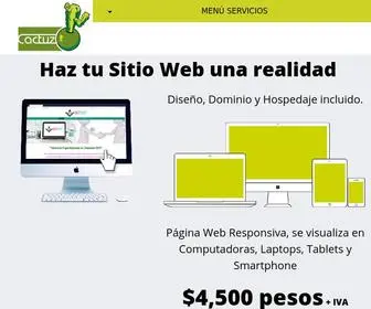 Cactuz.com.mx(Diseño Web) Screenshot