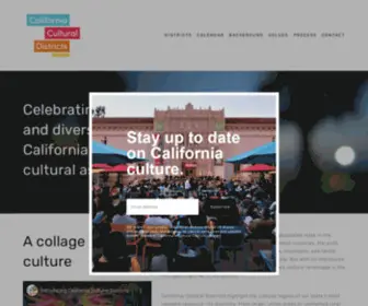 Caculturaldistricts.org(California Cultural Districts) Screenshot