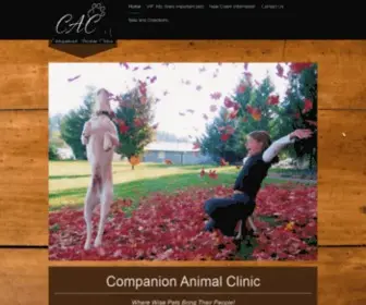 CacVets.com(Companion Animal Clinic) Screenshot