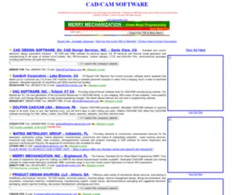 Cad-Camsoftware.com Screenshot