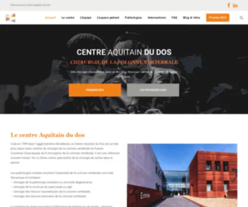 Cad-FR.com(Le centre aquitain du dos) Screenshot