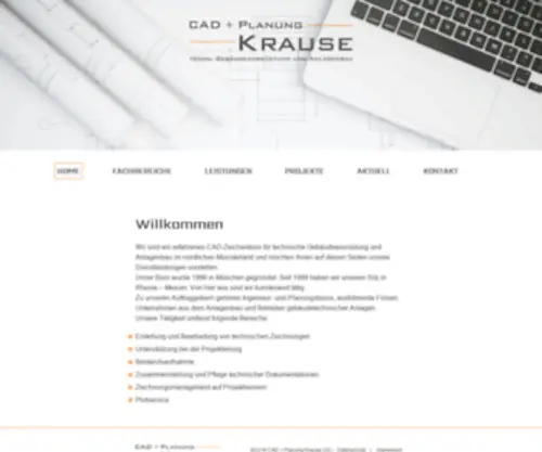 Cad-Krause.de(CAD+Planung Krause UG) Screenshot