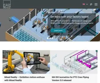 Cad-SChroer.com(CAD, AR & VR Software for Factory Layout, Plant Design, Mechanical Engineering) Screenshot
