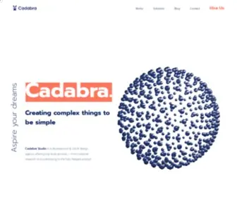 Cadabra.studio(UI/UX Design Agency) Screenshot