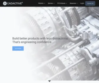 Cadactive.com(CadActive Technologies delivers an intuitive workflow and automation platform) Screenshot