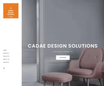 Cadaedesign.com(Interior Design) Screenshot