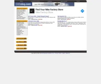 Cadalog.com(CADalog Home) Screenshot