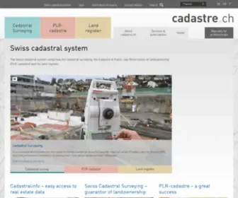 Cadastre.ch(The Cadastral System in Switzerland) Screenshot