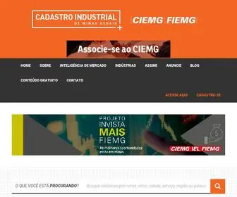 Cadastroindustrialmg.com.br(Cadastro Industrial) Screenshot