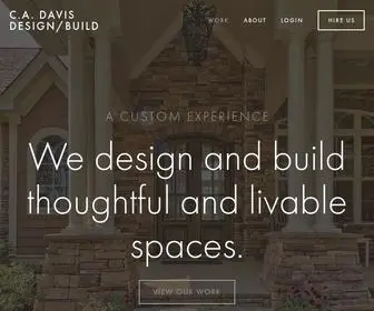 Cadavisdesignandbuild.com(Davis Design/build) Screenshot