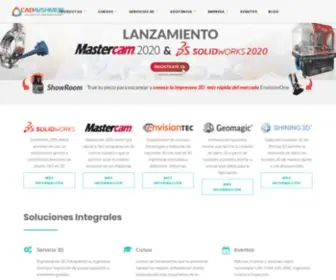 Cadavshmeip.com(SolidWorks y Mastercam software CAD/CAM 3D en todo México) Screenshot