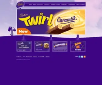 Cadbury.com.au(Cadbury Australia) Screenshot