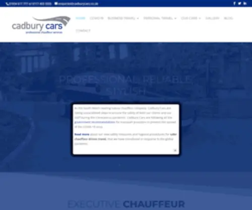 Cadburycars.co.uk(Professional Chauffeur Services near Bristol UK) Screenshot