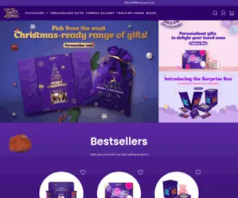 Cadburygifting.in(Buy Personalised Chocolates Box & Gift Packs Online) Screenshot
