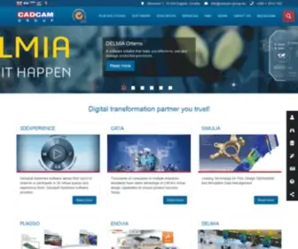 Cadcam-Group.eu(Reliable partner for digital transformation) Screenshot