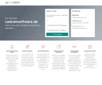 Cadcamsoftware.de(Die Domain kann nun vom Inhaber erworben werden) Screenshot