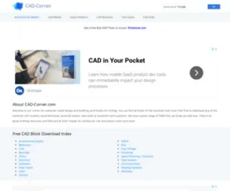 Cadcorner.ca(CAD Corner) Screenshot