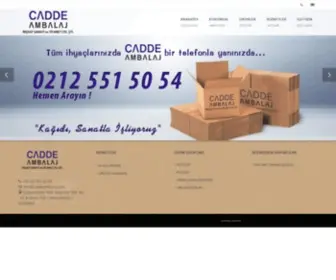 Caddeambalaj.com(Cadde Ambalaj) Screenshot