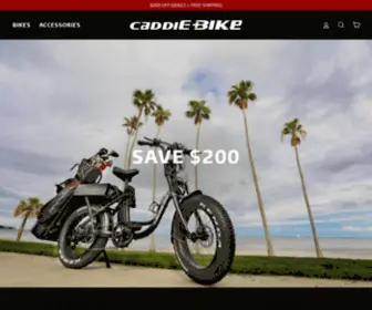 Caddiebike.com(Electric Bikes designed by golfers) Screenshot