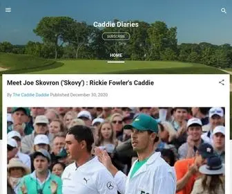 Caddiediaries.com(Caddie Diaries) Screenshot