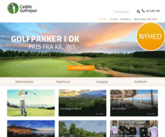 Caddiegolfrejser.dk(Golfrejser og Golfferier) Screenshot