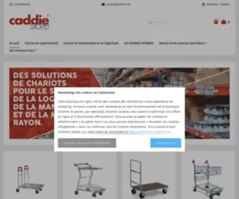 CaddieStore.fr(Caddie solutions de chariots manutention et logistique) Screenshot