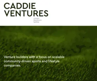 Caddie.ventures(Caddie Ventures) Screenshot