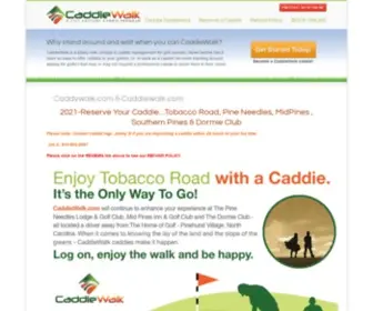 Caddiewalk.com(Caddiewalk) Screenshot