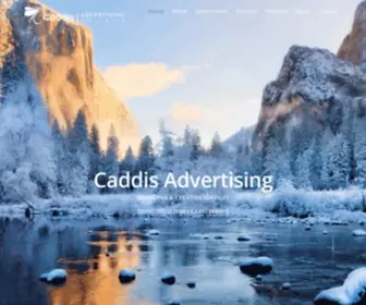 Caddisad.com(Branding advertising agency) Screenshot