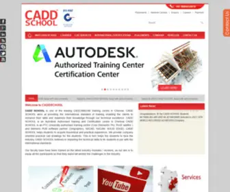 Caddschool.in(Chennai's No.1 CAD CAM CAE PPM Training Centre authorised by PTC University) Screenshot