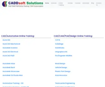 Caddsoftsolutions.com(CAD CAM PLM Design Online Training) Screenshot