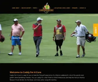 Caddyforacure.com(Caddy For A Cure) Screenshot