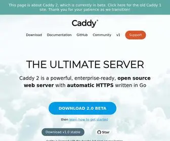 Caddyserver.com(Caddy 2) Screenshot