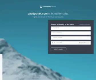 Caddyshak.com(Forsale Lander) Screenshot